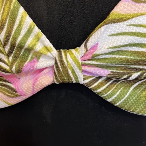 *BOGO*NWT-Shade and Shore - 2 Piece Bikini Set Top-34B-Bottom M8/10 White/Floral - Picture 8 of 11